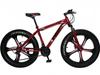 26" Snow Beach Mountain Bike with Big Tires, Variable Speed, Double Disc Brakes, and Shock Absorption