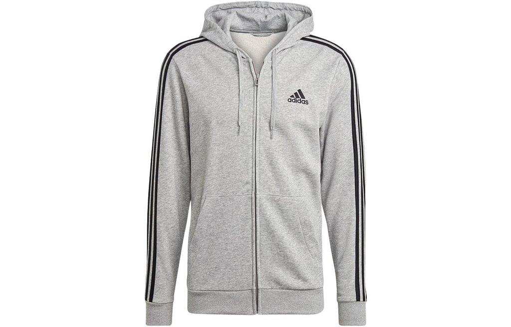 adidas  Essentials French Terry 3 Stripes Full Zip Hoodie GK9034 XXL