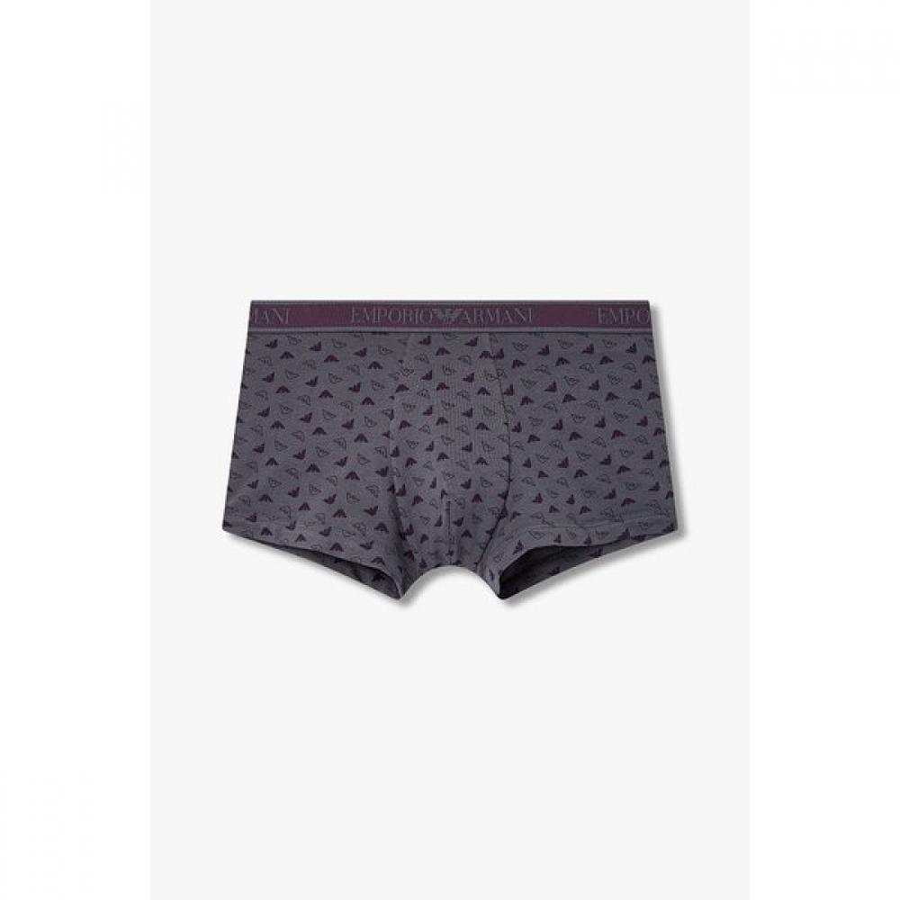 Emporio Armani Мужской S Логотип с рисунком орла Полосатый Droz 0814312305 S(95)