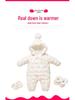 Infant Winter Snowsuit: Unisex Thickened Romper for Newborns