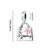 Charms Originalcopper Handbag Beads Fit Bracelet Jewelry Diy Women Party Gift