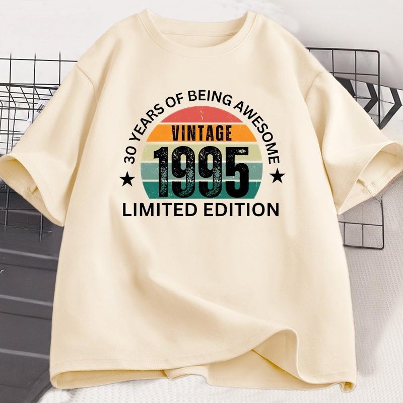 30th Birthday Gift Tshirt Made In 1995 Vintage Tee 30 Years Old Birthday Tshirt 1995 Birthday Gift for Unisex WOMEN Clothes Tops