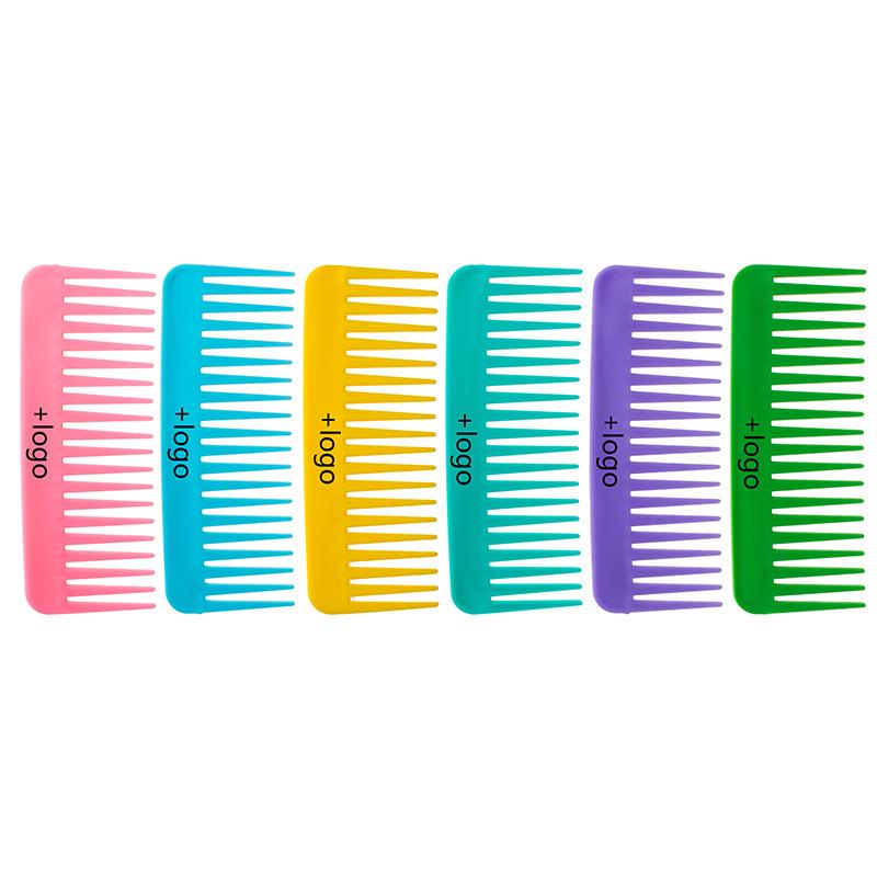 Cross-Border Wide Tooth Massage Comb: Handleless Hairdressing Tool for Straight and Curly Hair