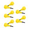 10PCS Archery Arrow Head Safety Arrow Tips Screw in Nylon Archery Accessory for Hunting Game Practice Kids Adults Yellow