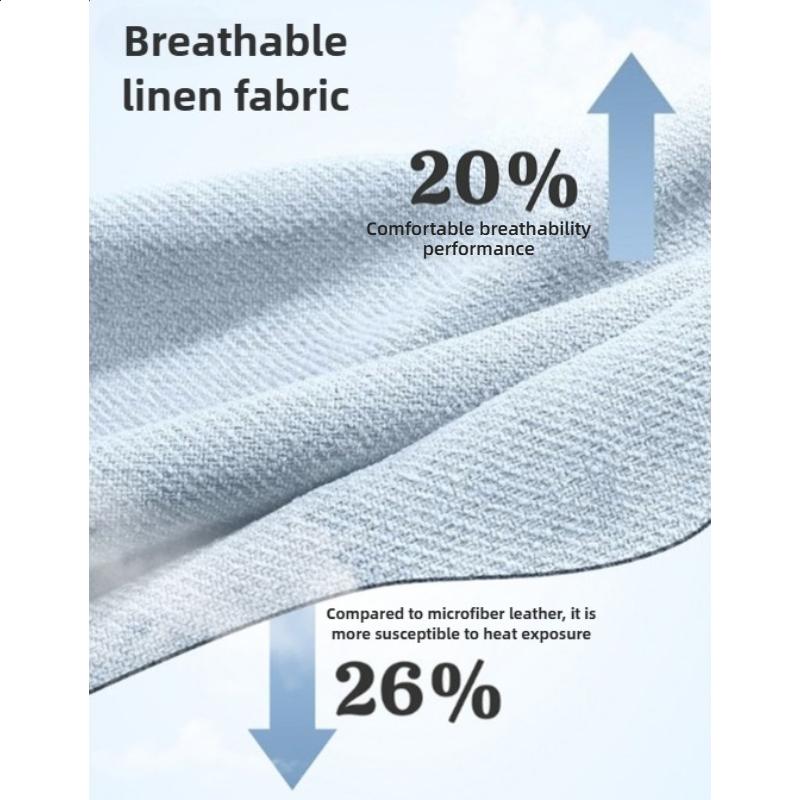 Universal Split-Type Car Seat Cover Four Season Auto Flax Breathable Anti-Slip Covers For Car Seats Cover Protection Seat Covers