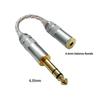 HIFI decoding audio adapter cable 4.4mm to 6.35mm stereo balance