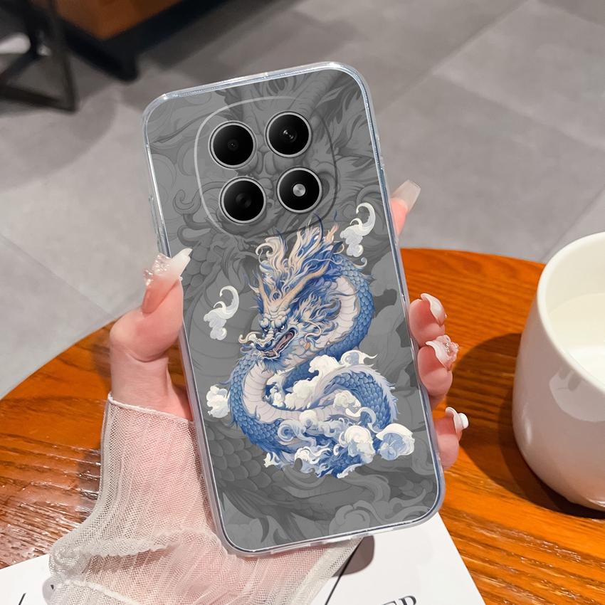 Suitable For Redmi Note 15 14 Pro 14S 15 15C A5 A1 Popular Creative Letters Patterns Phone Case Transparent Silicone Anti Slip Shell For Redmi Housing