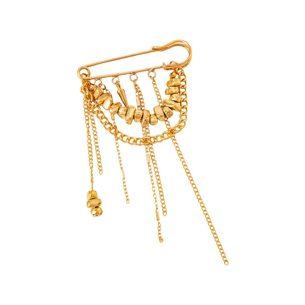 Versatile Fashion Brooch Can Be Worn As Chest Pin or Pant Chain Accessory Stylish Collar Pin for Trendy Women Styles