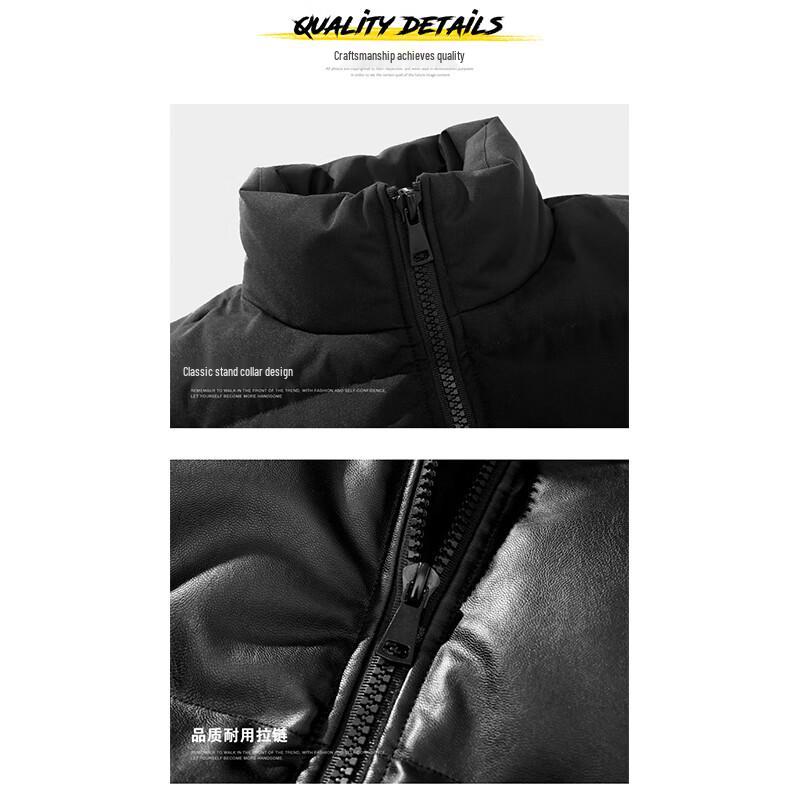 Mark Fairwhale Men's Thickened Fleece-Lined Padded Jacket