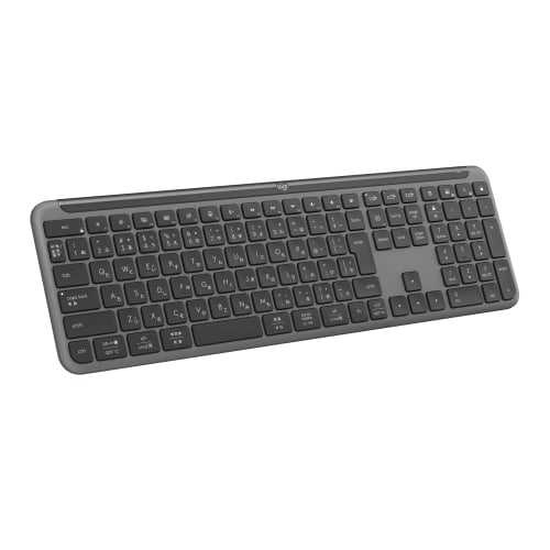

Logitech SIGNATURE SLIM Wireless Keyboard K950GR Thin Quiet Typing Bluetooth Logi Bolt Wireless Keyboard Numeric Keypad Wireless Easy-Switch Japanese