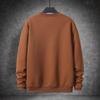 Men's Quilted Crew Neck Sweatshirt Casual Textured Pullover Top for Daily Wear