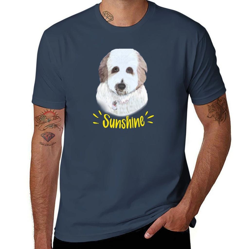 Sunshine Pup Tshirt Unisex T Shirts Cotton T Shirts For Unisex Pack Cotton Tshirt