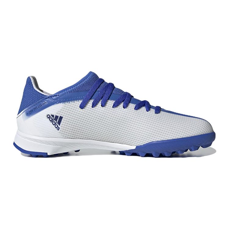 Adidas X Speedflow.3 TF J Bílé Dětské Kopačky Cloud-White Hi-Res-Blue GW7514