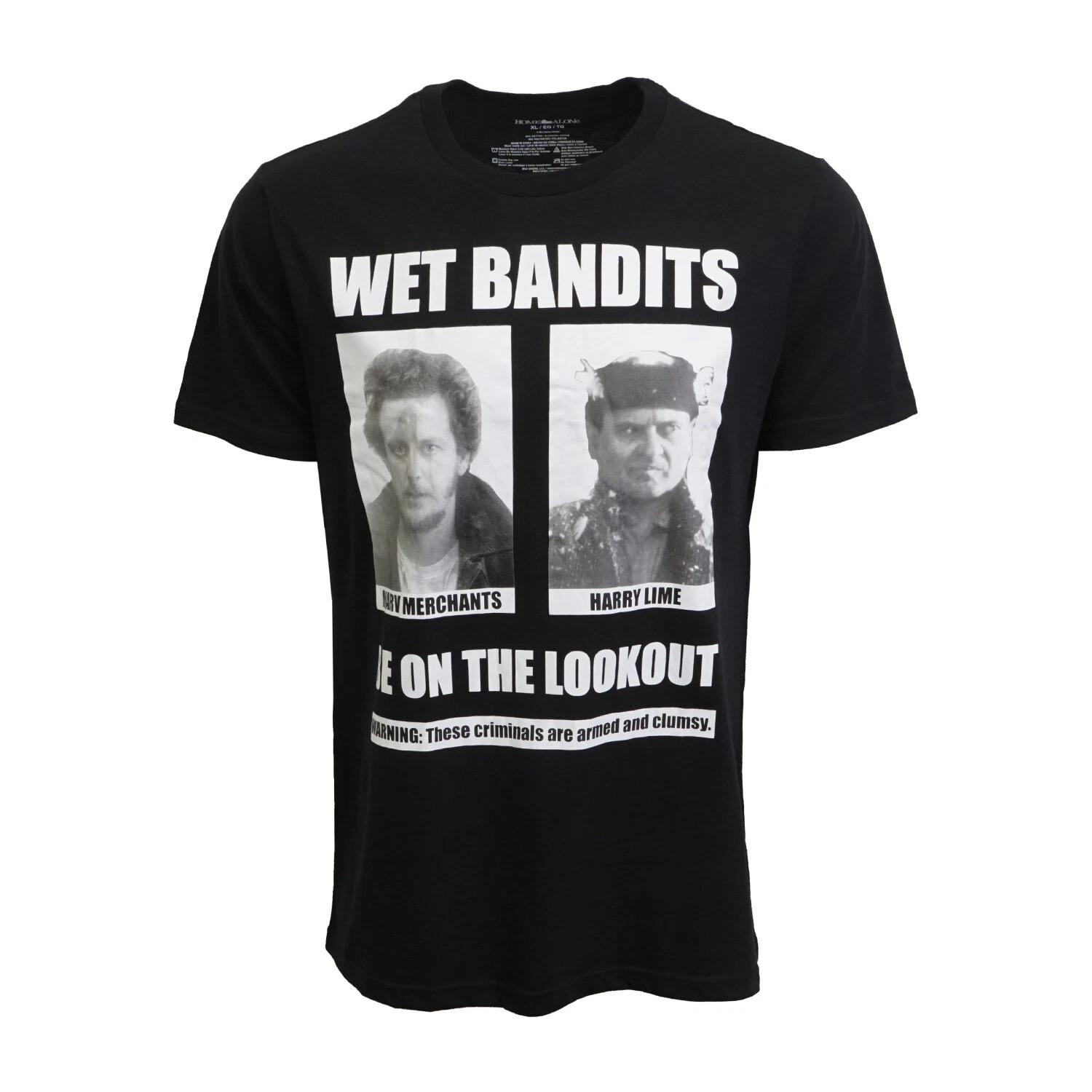 Unisex Adult Casual Music HOME ALONE WET BANDITS T SHIRT T-Shirt S
