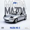 HobbyJAPAN ATS-MODELS 164 Mazda MX-5 Silber Fertigmodell ATS880103