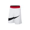 Large Logo Printing Sports Loose Basketball Shorts White Men's BV9385-100