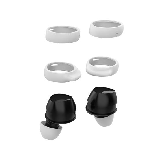 2 Pair Earplug Durable Broken-proof Silicone In-Ear Earphone Covers Cap for Shopping