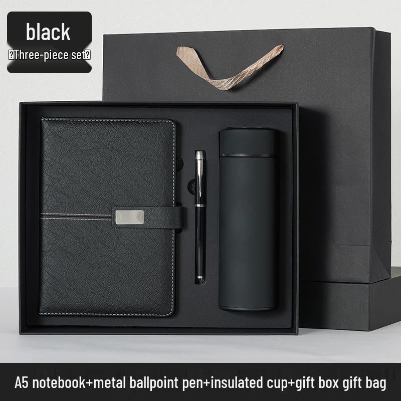 Customized Insulated Cup & Notebook Gift Set for High-End Business Meetings and Souvenirs