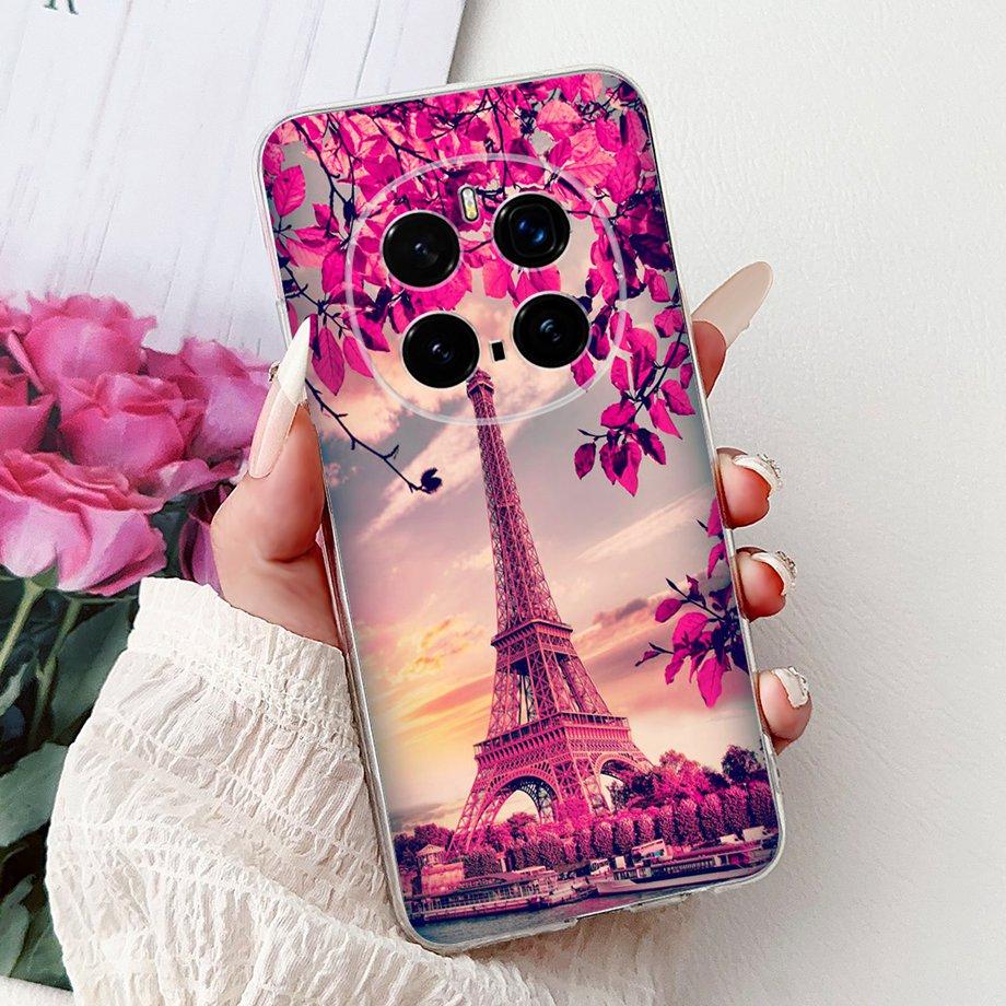 Soft Liquid Silicone Back Cover For Honor Magic 7 Pro Magic6 Lite Magic 5Lite Phone Case Marble Gothic Style Cartoon Clear Coque
