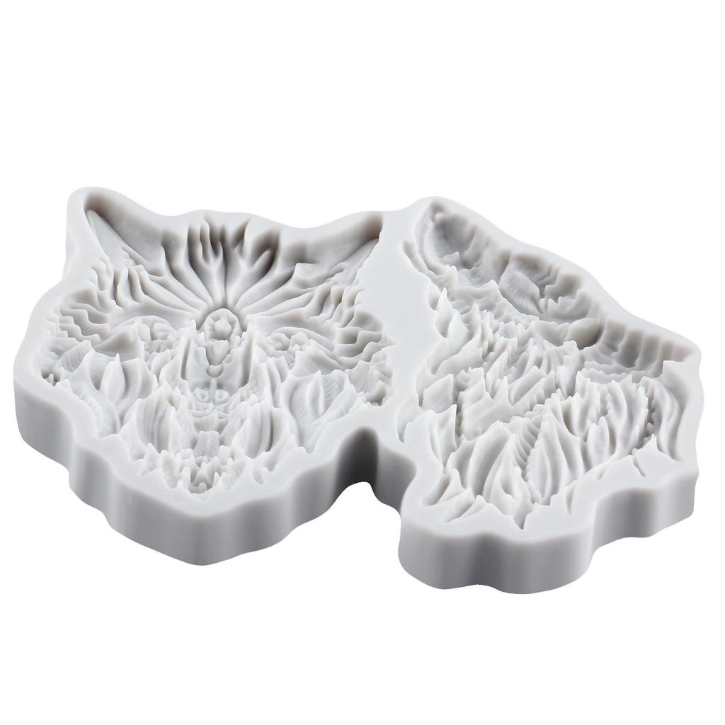 Lion Silicone Molds Wolf Fondant Mold Cake Decorating Tools Cupcake Topper Chocolate Candy Craft Gum Paste Polymer Clay