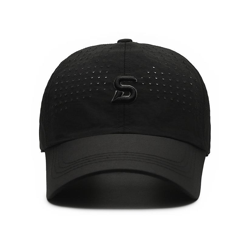 Male Baseball Cap Embroidery Irregular Quick-Drying Cap Breathable Sun Hat Outdoor Cap