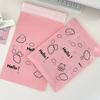 Disposable Sanitary Pad Trash Bag With Support For Pink Home Use