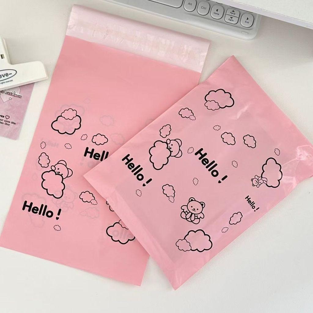 Disposable Sanitary Pad Trash Bag With Support For Pink Home Use
