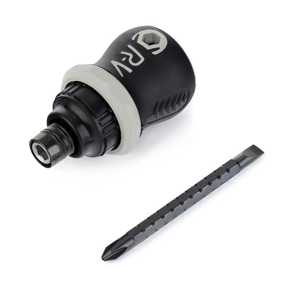 

Mini Ratchet Precision Screwdriver Magnetic 13 in 1 Telescopic Labor-Saving Hand Tool Phillips Slotted Dual-purpose Head