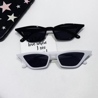 Vintage Cat Eye Sunglasses Women Men Small Frame Retro Sunglasses Uv400 Protection Eyewear Fashion Trendy Streetwear Accessories