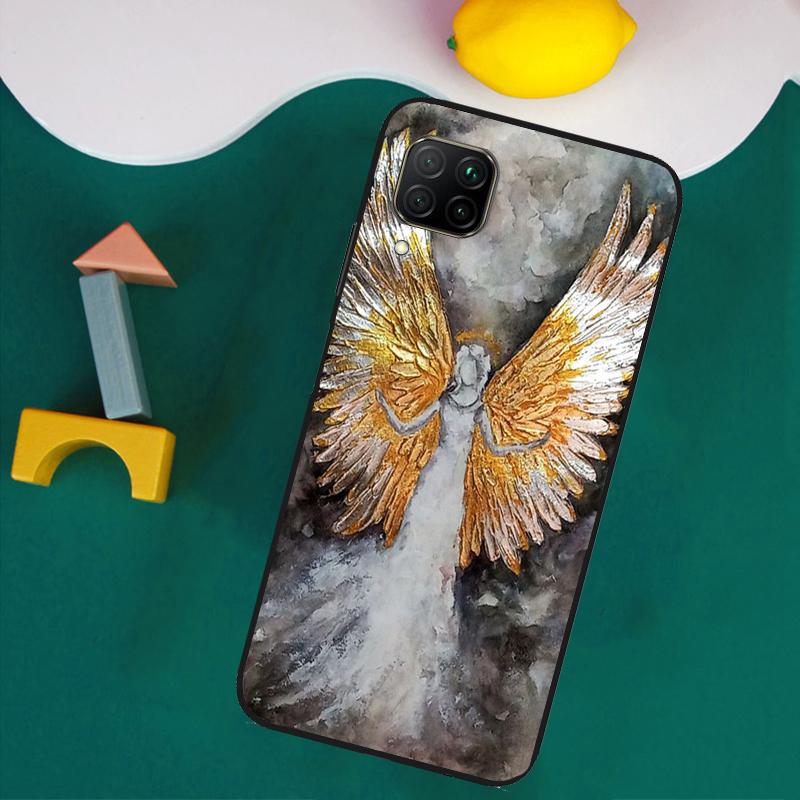 Fantasy Angel Girl Wings For Huawei Nova 9 10 SE 8i 11i 12i 12s Y60 Y61 Y70 Y90 Y72 Y73 Y91 P60 Pro P40 P30 Lite Case
