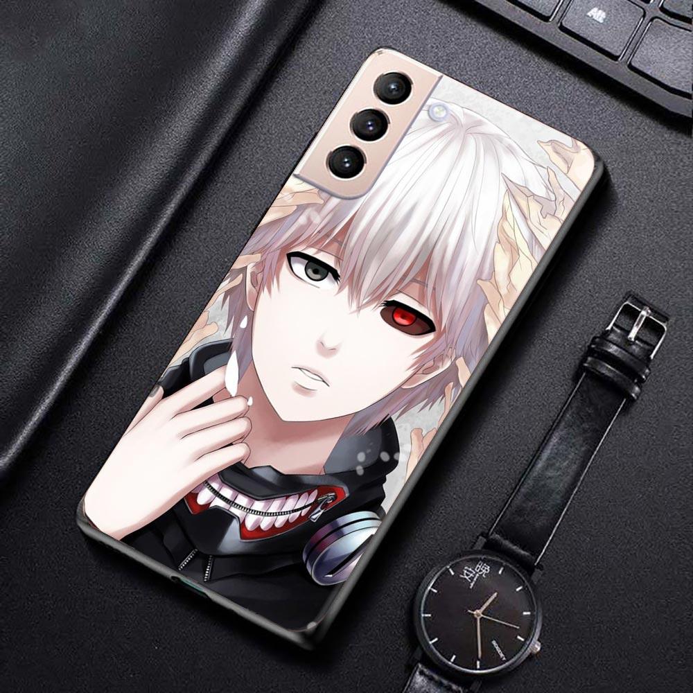 Anime Tokyo Ghoul Boy Jin Muyan Case For Samsung Galaxy S22 S21 S20 Ultra FE S22 S21 S20 S10 S9 S8 Plus S10e S7 Edge Phone Cover