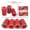 Creamily 1PCS Red Medium Load Die Mold Spring Press Spiral Stamping Compression Springs Outer Diam30mm Inner Dia15mm L25-50mm