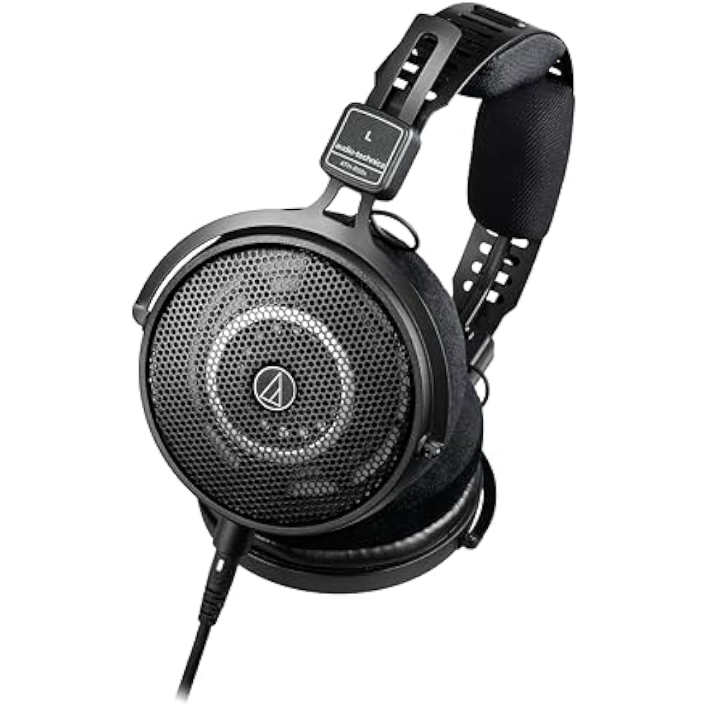 Audio-Technica ATH-R50x Open Monitor Headphones Wired [DTM Mix Mastering Music Listening Detachab...