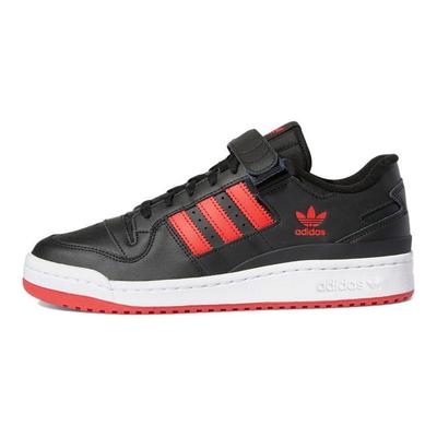 Forum Low Black Vivid Red Unisex Sneakers Core-Black Cloud-White GW1613