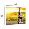 GLASPANEL FÜR DIE KÜCHE 65x60 Wein