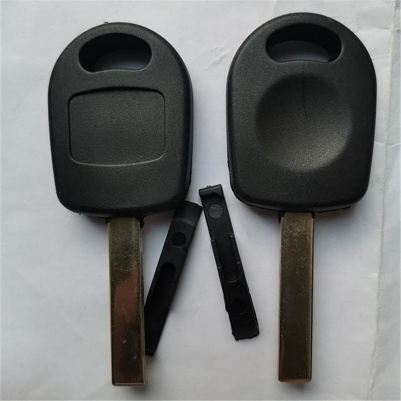 DAKATU 10pcs Replacement FOB Key Case For Peugeot 307 MAN Transponder Key Shell (HU83 Blade With Groove)