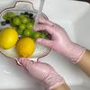 Disposable Light Pink Nitrile Gloves Disposable Cleaning Gloves Kitchen Hairdressing Manicure Dishwashing Cleaning Tools