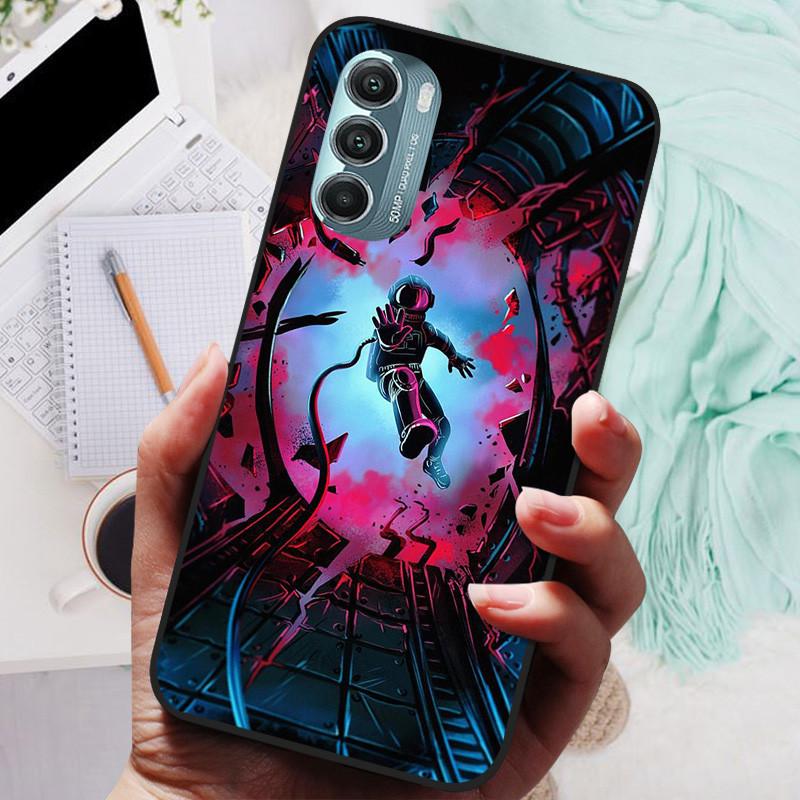 For Moto G Stylus 5G 2022 Case Black Cover Lion Wolf Silicone Soft Back Cases For Motorola Moto G Stylus 4G 5G Protective Shell
