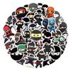 60 New Ninja Samurai Graffiti Decals Decorate Notebook Suitcase Cartoon Decals Premium Durable Quality Useful Practical