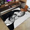 Dark Mysterious Portrait Carpet For Playroom Bedroom Living Room Sofa Home Decorkids Game Area Rug Nonslip Floor Mat