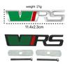 Skoda VRS 3D Auto Logo: Neue Octavia RS, Fabia, Superb, Rapid Heck- und Kühlergrillembleme