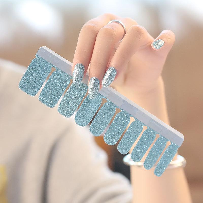 20 Nail Polish Film Full Stickers Korean UV Nail Stickers Waterproof Nail Stickers Nail Polish