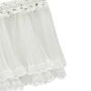 Delicate Lace Window Drapes For 1/12 Dollhouses Includes Two Removable Fabric Ties Perfect For Tiny Home Displays