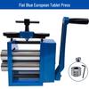 European Style Hand-Crank Metal Press for Tablets, Jewelry, and Wire: Round/Square Shaping & Drawing