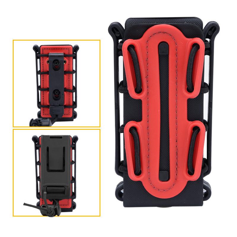 9mm Taktische Magazintasche Airsoft Jagd Schießen Holster Gewehr Magazinhalter Tasche Weiche Schale Magazinhalter mit Gürtelclip