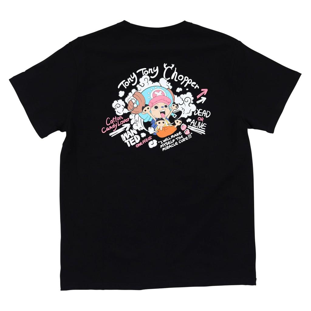 Airin Modern ONE PICE Chopper Short Sleeve 572 Black Men's T-Shirt (Sizes M/L/LL) (White/Beige/Black)