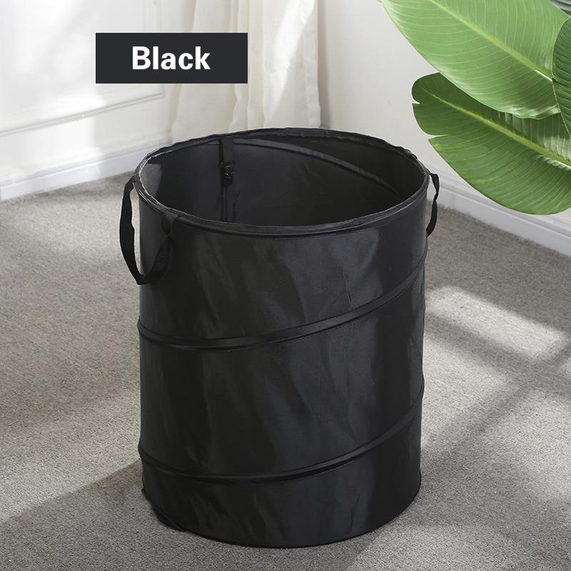 Outdoor Portable Trash Can With Clip Collapsible Waterproof With Carrying Handle