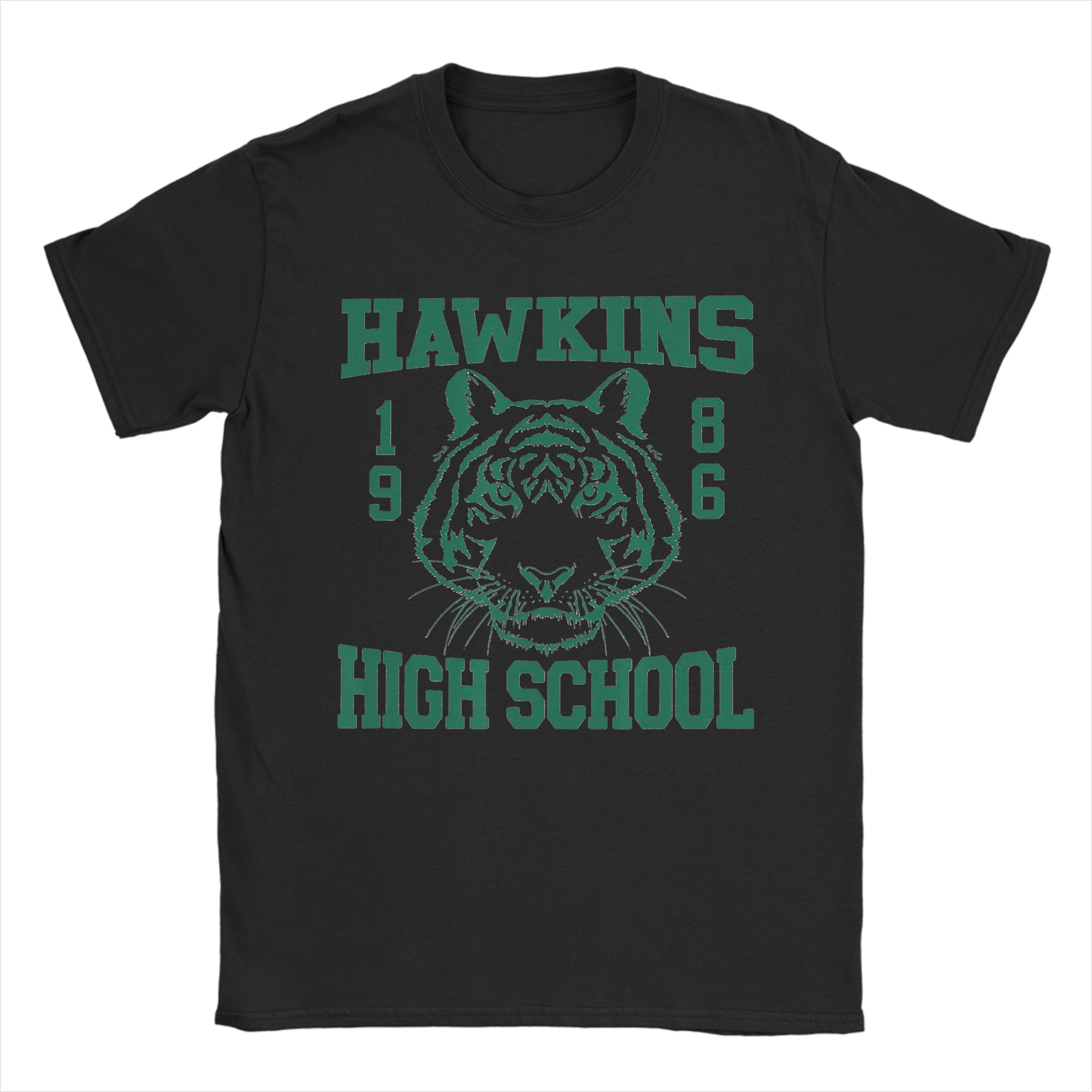 

New Summer Unisex Women TShirts Hawkins High Schoo Leisure Cotton Tee Shirt Short Sleeve T Shirts Crew Neck Tops Graphic M