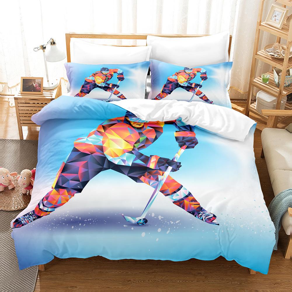 Fashion Technology Printing, 3D Digital Printing, Bedding, Duvet Covers, Pillowcases, Three-piece Sets