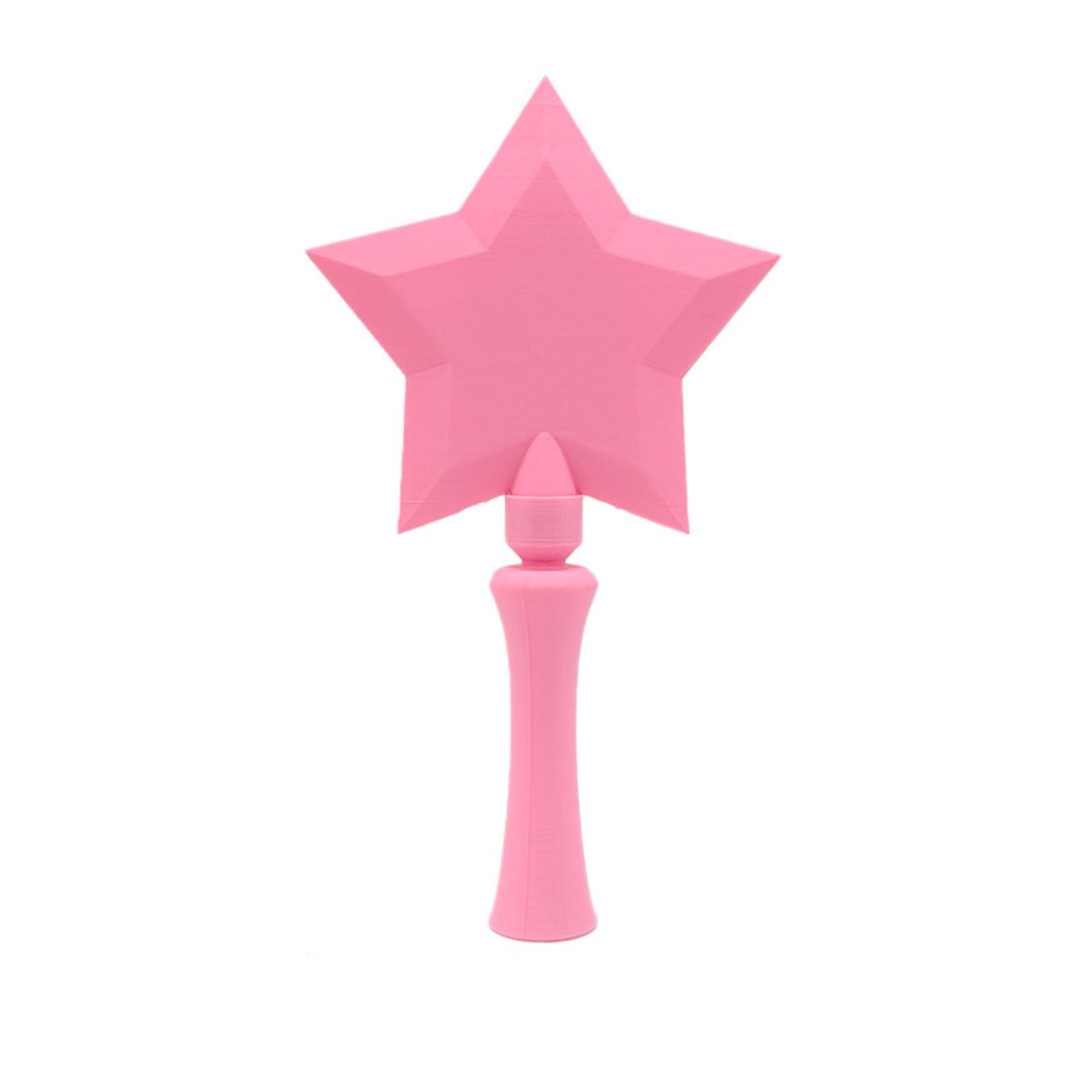 Держатель для карт в виде палочки со звездой, Оригинальный чехол для кредитных и удостоверяющих личность карт розовый